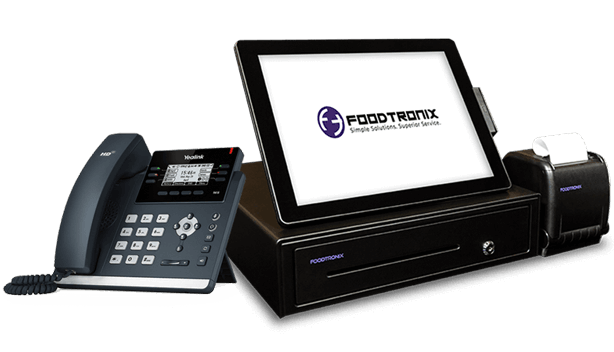 FoodTronix restaurant POS terminal and restaurant phone system